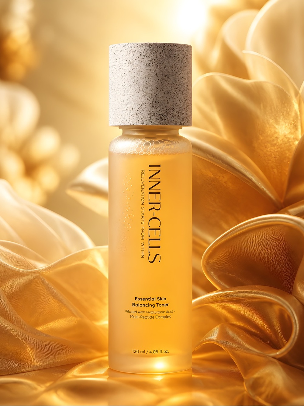 Inner Cells Essential Skin Balancing Toner with Hyaluronic Acid & Multi-Peptide